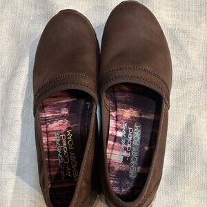 Skechers Brown Memory Foam Sneakers